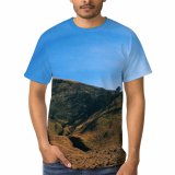 yanfind Adult Full Print T-shirts (men And Women) Landscape Sand Summer Desert Countryside Hill Grass Tree Travel Grassland Rock