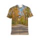 yanfind Adult Full Print Tshirts (men And Women) Fall Autumn Road Hdr Street Lane Drive Route Path Passage Passageway Gateway