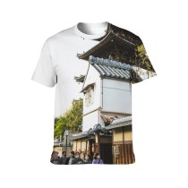 yanfind Adult Full Print T-shirts (men And Women) Architecture Attract Authentic Buddhism Capture Construction Destination East Eastern Ethnic