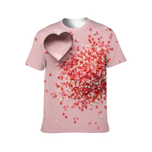 yanfind Adult Full Print T-shirts (men And Women) Art Baking Tin Celebrate Colorful Creative Decor Decorate Decoration Decorative Design