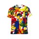 yanfind Adult Full Print Tshirts (men And Women) Texture Abstract Faces Cool Acrylic Expressions Contemporary Splatter