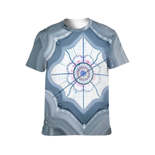 yanfind Adult Full Print T-shirts (men And Women) Architecture Attract Building Ceiling Classic Construction Decor Decoration Design Destination Detail