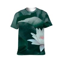 yanfind Adult Full Print T-shirts (men And Women) Aroma Biology Bloom Botanic Botany Calm Space Daytime Delicate Ecology