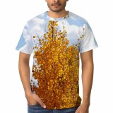 yanfind Adult Full Print Tshirts (men And Women) Leaves Leaf Fall Autumn Foliage Sky Clouds