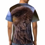 yanfind Adult Full Print T-shirts (men And Women) Bird Beak Eagle Portrait Outdoors Wild Wildlife Hawk Raptor Avian Falconry