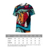 yanfind Adult Full Print T-shirts (men And Women) Art Wall Artistic Design Ghetto Mural Street Vandalism Visuals