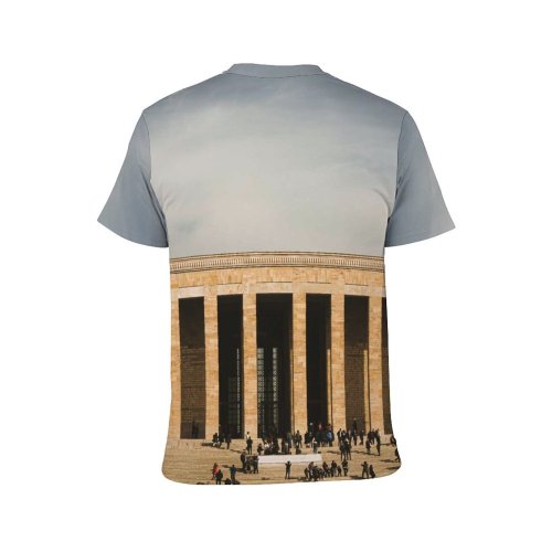 yanfind Adult Full Print T-shirts (men And Women) City Sunset Art Travel Monument Sculpture Marble Outdoors Ancient Acropolis Parthenon Column