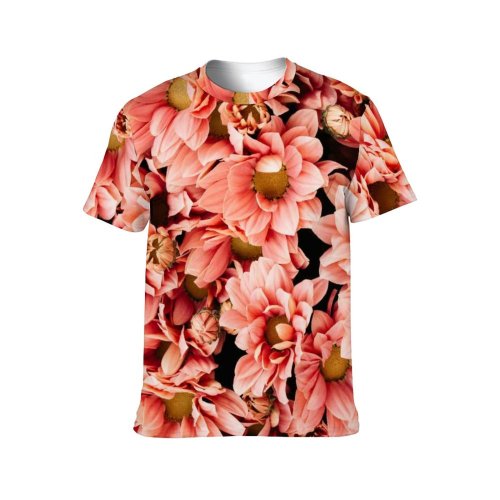 yanfind Adult Full Print T-shirts (men And Women) Beautiful Blooming Bouquet Delicate Flora Floral Flower Flowers Instagram Story Peonies Petals