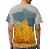 yanfind Adult Full Print Tshirts (men And Women) Autumn Fall Foliage Mountains Leaf Leaves Season Seasonal