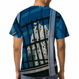 yanfind Adult Full Print T-shirts (men And Women) Architecture Attract Building Capital Center City Cloudless Construction Contemporary Corporate Design Detail
