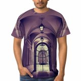 yanfind Adult Full Print T-shirts (men And Women) Arch Architecture Building Ceiling Entrance Gate Hallway