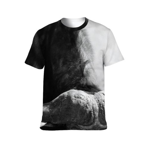 yanfind Adult Full Print T-shirts (men And Women) Dog Farm Grass Park Portrait Wild Bull Cow Wildlife Horn Bison Cattle