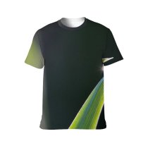 yanfind Adult Full Print T-shirts (men And Women) Blade Dew Drop Droplet Focus Garden Grass Growth Leaf Macro