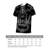 yanfind Adult Full Print T-shirts (men And Women) Architecture Art Decoration Door Historic Shot Metal Religion Sculpture Spirituality Statue