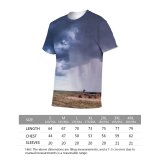 yanfind Adult Full Print T-shirts (men And Women) Landscape Thunderstorm Hot Travel Cloud Outdoors Condensation Geyser