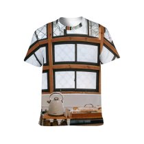 yanfind Adult Full Print T-shirts (men And Women) Appliance Assorted Bottle Container Space Creative Daylight Design Dispenser Electric Fence