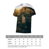 yanfind Adult Full Print T-shirts (men And Women) Backlit Cattle Cloudy Sky Countryside Cow Creature Dog Dusk Evening Fauna Field