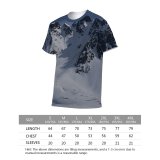 yanfind Adult Full Print Tshirts (men And Women) Mountains Snow Landscape Cliffs Rock Sawtooth Alaska