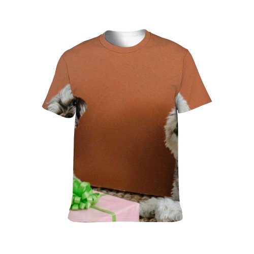 yanfind Adult Full Print T-shirts (men And Women) Apartment Attentive Box Calm Carpet Celebrate Colorful Cozy Curious Decor Decoration