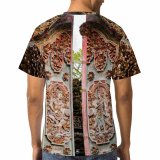 yanfind Adult Full Print T-shirts (men And Women) Art Architecture Travel Door Castle Design Decoration Religion Gold Traditional Arch