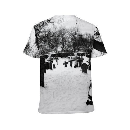 yanfind Adult Full Print T-shirts (men And Women) Architecture Bw Cement Cemetery City Classic Construction Dark Death Design Destination