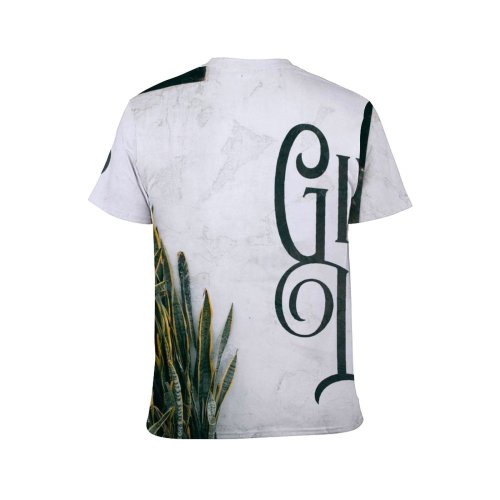 yanfind Adult Full Print T-shirts (men And Women) Art Botanic Botany Cultivate Decor Decoration Decorative Delicate Design Dracaena Trifasciata Evergreen