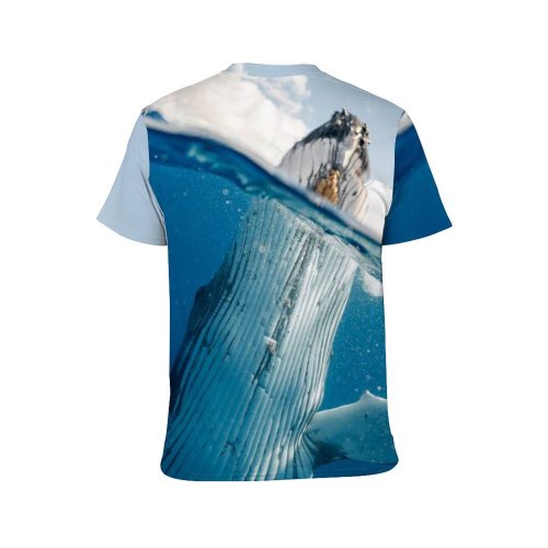yanfind Adult Full Print T-shirts (men And Women) Aquatic Biology Deep Sea Fish Habitat Marine Wildlife Ocean Outdoor Outdoors