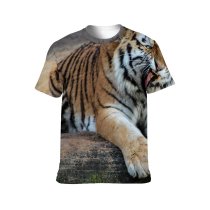 yanfind Adult Full Print T-shirts (men And Women) Big Cat Roar Safari Wild Wildlife