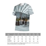 yanfind Adult Full Print T-shirts (men And Women) Architecture Block Building Ceiling City Construction Contemporary Daylight Daytime Design Destination Detail