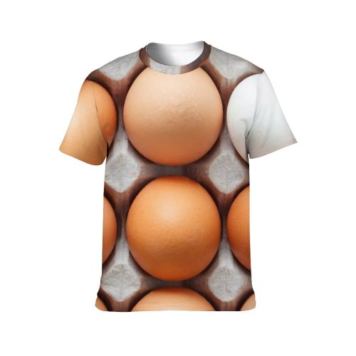 yanfind Adult Full Print T-shirts (men And Women) Assorted Box Carton Chicken Concept Container Cook Cuisine Culinary Delicious Diet Different