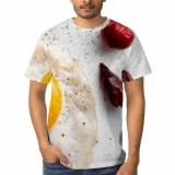 yanfind Adult Full Print T-shirts (men And Women) Dawn Hot Health Fruit Ingredients Drop Grow Nutrition