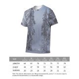 yanfind Adult Full Print T-shirts (men And Women) Botany Space Daytime Fog Forest Glade Grow Growth Haze High Idyllic Land