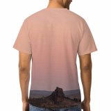 yanfind Adult Full Print T-shirts (men And Women) Breathtaking Cloudless Country Countryside Dusk Empty Endless Evening Field Flora Floral Forest