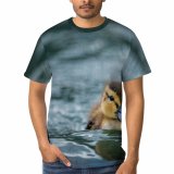 yanfind Adult Full Print T-shirts (men And Women) Aqua Avian Calm Carefree Clear Creature Cute Duckling Ecology Feather Fowl Goose