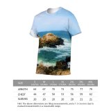 yanfind Adult Full Print Tshirts (men And Women) Lighthouse Portland Maine Headlight Sea NewEngland Atlantic Ocean Seascape Landscape