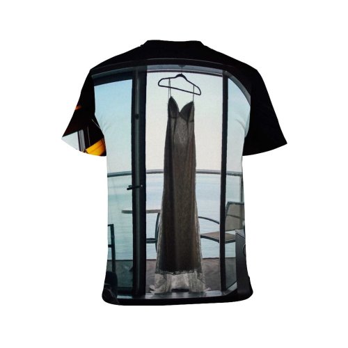 yanfind Adult Full Print T-shirts (men And Women) Arrangement Atmosphere Balcony Bridal Celebrate Ceremony Classy Contemporary Dark Decoration Elegant Empty