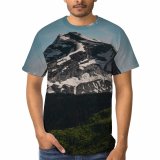yanfind Adult Full Print T-shirts (men And Women) Dawn Landscape Fog Travel Cloud Rock Volcano Outdoors Valley Scenic Hike