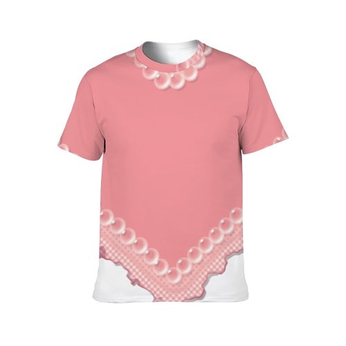 yanfind Adult Full Print T-shirts (men And Women) 2d Heart Love Romance Valentine Pearl Mom Mother Checker