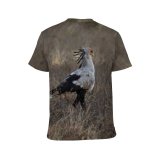 yanfind Adult Full Print T-shirts (men And Women) Bird Winter Grass Freedom Travel Eagle Grassland Outdoors Wild Safari Wildlife Daylight