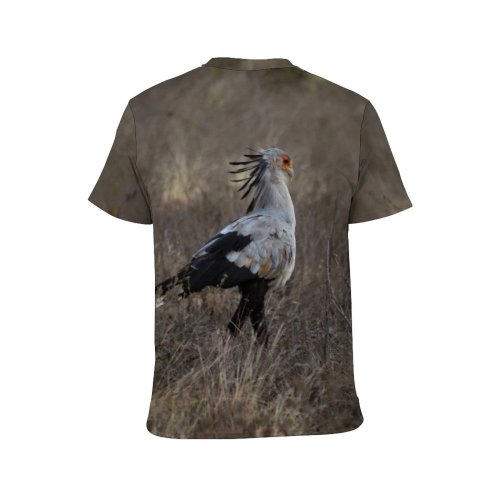 yanfind Adult Full Print T-shirts (men And Women) Bird Winter Grass Freedom Travel Eagle Grassland Outdoors Wild Safari Wildlife Daylight