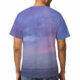 yanfind Adult Full Print T-shirts (men And Women) Dawn Sunset Storm Evening Travel Seascape Dusk Outdoors