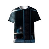 yanfind Adult Full Print T-shirts (men And Women) Arched Architecture Building Café Center City Construction Contemporary Daylight Daytime District Facade
