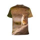 yanfind Adult Full Print T-shirts (men And Women) Big Travel Cat Outdoors Wild Hunter Jungle Tropical Safari Wildlife