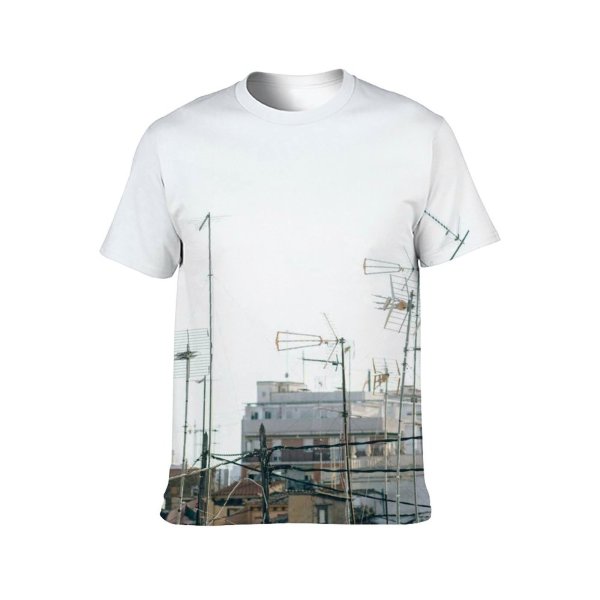 yanfind Adult Full Print T-shirts (men And Women) Building Vehicle Technology Architecture Travel Outdoors Electricity Pollution Expression Machinery Watercraft