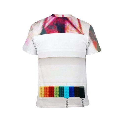 yanfind Adult Full Print T-shirts (men And Women) Fashion Rope Shopping Design Fun Christmas Retro Hanging Family Empty Motley Merchandise