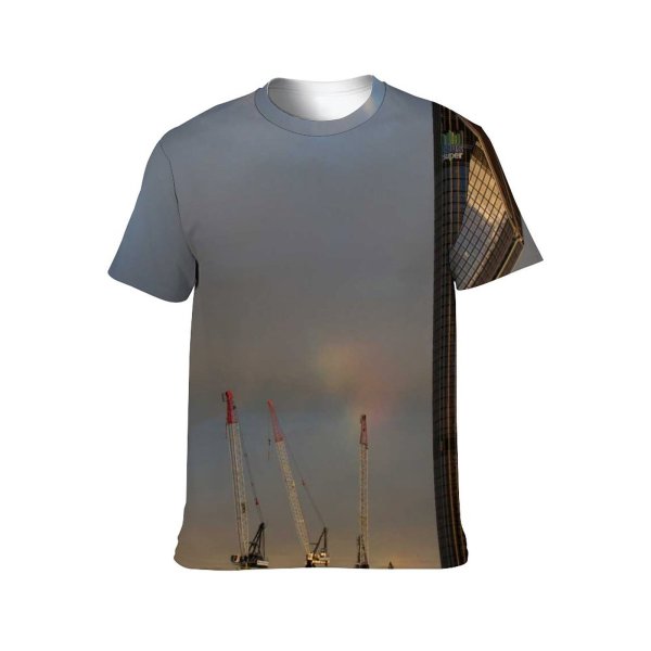 yanfind Adult Full Print T-shirts (men And Women) Office Harbor Waterfront