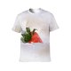 yanfind Adult Full Print Tshirts (men And Women) Strawberry Cream Abstract Beautiful Berry Colorful Concept Dairy Delicious Design Dessert