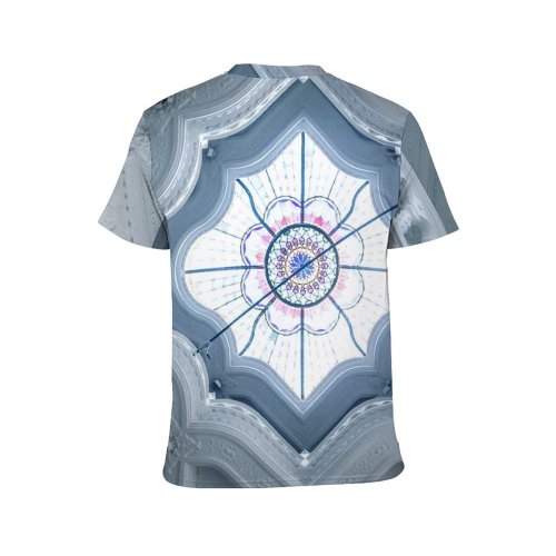 yanfind Adult Full Print T-shirts (men And Women) Architecture Attract Building Ceiling Classic Construction Decor Decoration Design Destination Detail