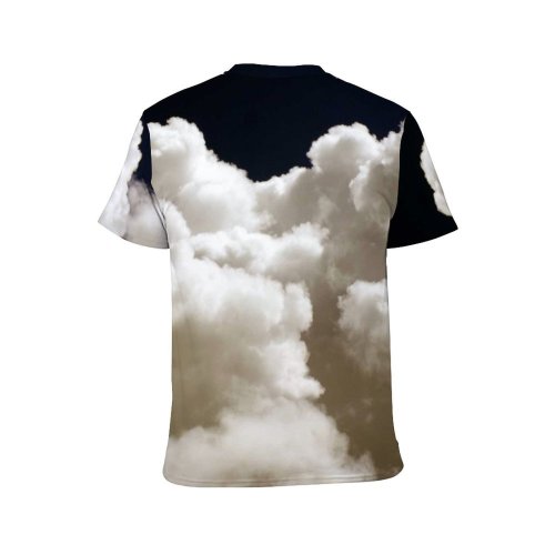 yanfind Adult Full Print T-shirts (men And Women) Abstract Backdrop Beautiful Beauty Cloud Clouds High Landscape Light Natural Outdoors-