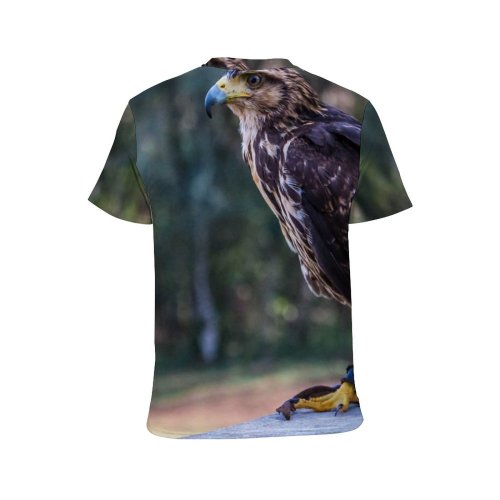 yanfind Adult Full Print T-shirts (men And Women) Bird Eagle Portrait Outdoors Hunter Wildlife Daylight Raptor Endangered Species Kite